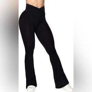 Sunzel flare crossover leggings